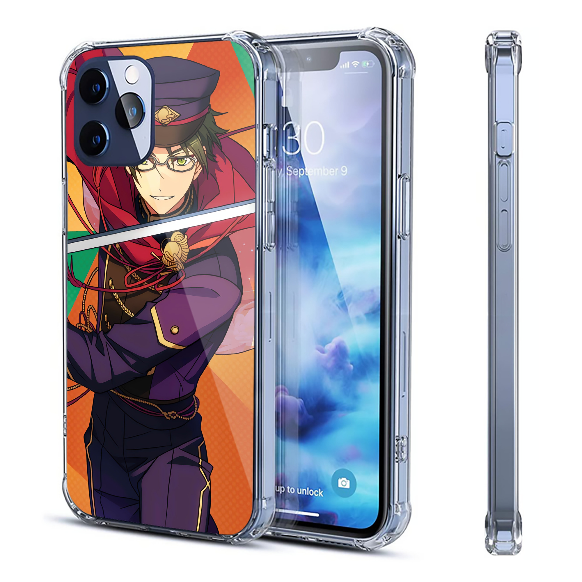 （画像用） あんさんぶるスターズ! Ensemble Stars 【iPhone 12シリーズ対応】透明スマホケース（クリアソフトケース）